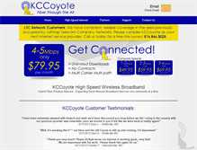 Tablet Screenshot of kccoyote.com